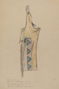 Buckskin Legging with Beadwork