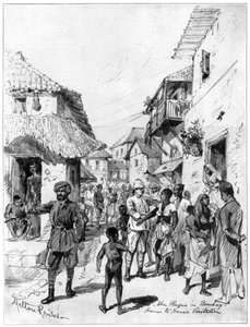 House-to-house visitation during the plague in Bombay, India