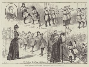 London School-Board Children Exercising in the Royal Albert Hall