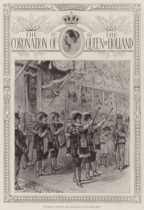 The Coronation of the Queen of Holland by Melton Prior