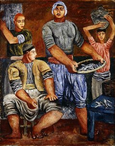 Fishermen by Menachem Shemi