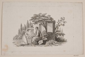 A Hermit Preaching to a Kneeling Young Girl by Meno Haas