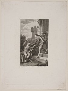 Recognition Scene at a Staircase by Meno Haas