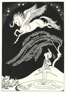 Downward came Pegasus, in wide sweeping circles by Merlyn Mann