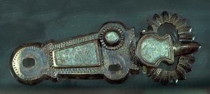 Merovingian art: belt buckle