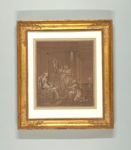 Drawing, Wallpaper Design by Merry Joseph Blondel