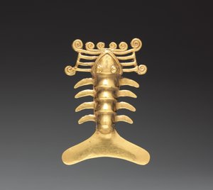 Lobster Pendant by Mesoamerican Mesoamerican
