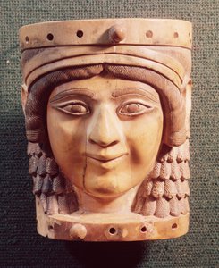 Head of a Woman, called the Lady of the Well or the Mona Lisa of Nimrud by Mesopotamian