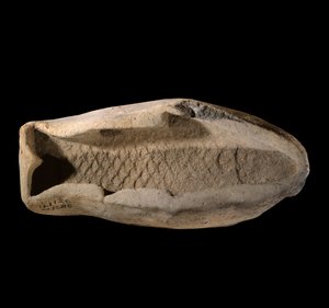 Terracotta Mold in the Shape of Fish