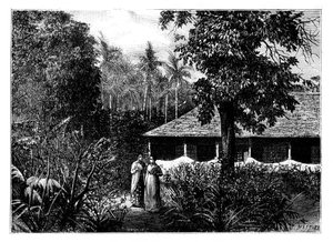 Dutch House in Ternate, Indonesia