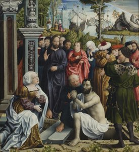 The Raising of Lazarus by Mesteren for Skt. Maria Magdalena Legenden