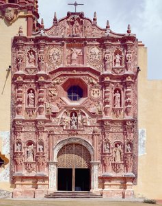 Facade of the Franciscan Mission Church of Santa Maria del Agua de Landa, 1760-78