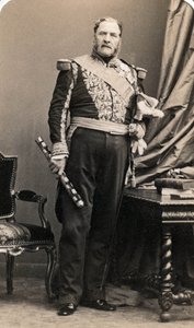 Portrait of Marshal Forey (1804-1872). Photograph by Mayer and Pierson
