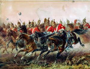 The Charge of the Light Brigade during the Battle of Balaclava
