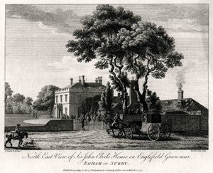 North East View of Sir John Elvils House on Englefield Green near Egham in Surry, 1775 by Michael Angelo Rooker