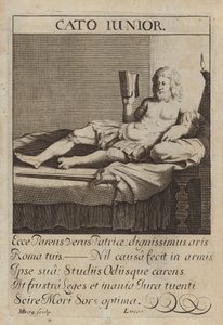 Cato the Younger, Roman statesman by Michael Burghers