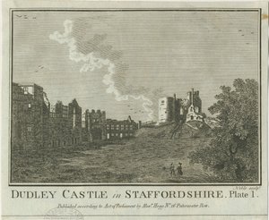Dudley Castle (copper-plate engraving) by Michael Burghers