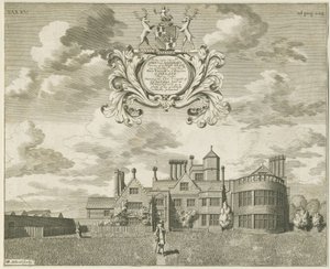 Fisherwick Hall: Copper-Plate Engraving by Michael Burghers