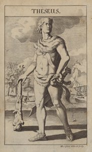 Theseus, mythical Greek hero and founder-king of Athens by Michael Burghers