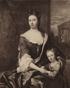 Queen Anne and her son William Duke of Gloucester