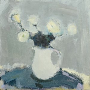 Table Top with Flowers, 2016