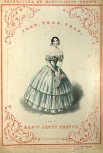 Trab, Trab, Trab (or, One Day While Gently Riding) Score Cover, from the Repertoire de Madelle Jetty Treffz by Michael Hanhart