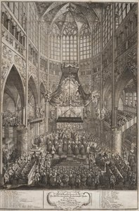 The Coronation of Maria Theresa at Prague Castle, 1743 by Michael Heinrich Rentz