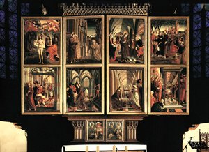 St. Wolfgang Altar, Closed Inner Shutter Pairs, 8 Scenes