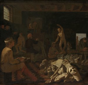 A Painter’s Studio by Michael Sweerts
