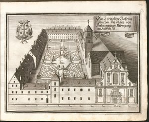 The Carmelite Monastery in Munich, Viewed from East to West