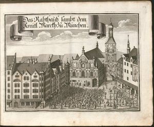 The Town Hall and the Market in Munich