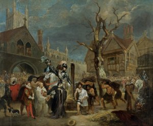 Martyrdom of Bishop Hooper by Michael William Sharp