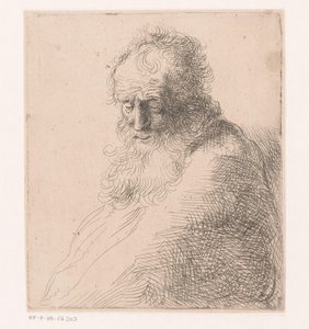 Bust of an Old Man with Beard by Michael Willmann (attributed to)