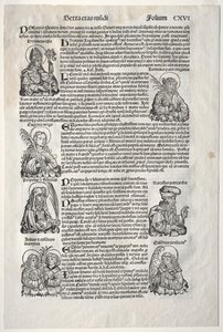 Nuremberg Chronicle, 1493 by Michael Wolgemut