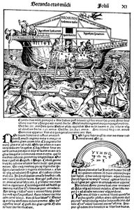 Page from the Book The Nuremberg Chronicle, by Hartmann Schedel by Michael Wolgemut