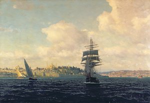 A View of Constantinople by Michael Zeno Diemer