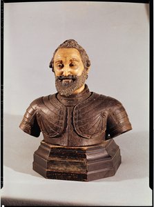 Bust of Henri IV (1553-1610) by Michel Bourdin