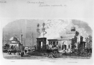 The Foreign and Eastern Sections of The Universal Exhibition at the Champ-de-Mars in Paris, June 1867 by Michel Charles Fichot