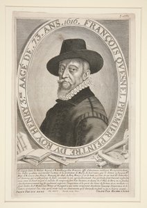 François Quesnel (1543-1619), at the age of 73 by Michel Lasne
