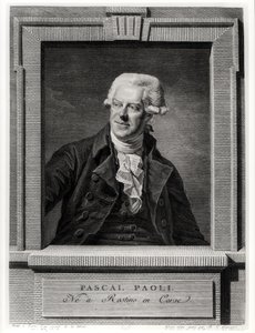 Portrait of Pascal Paoli, engraved by Benoit Louis Henriquez by Michel Martin Drolling