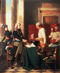 Signing of the Convention of Alexandria after the French victory at the Battle of Marengo, June 15