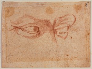 Study of eyes by Michelangelo (after) Buonarroti