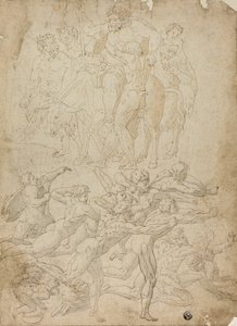 Archers Shooting at a Herm, Triumph of Bacchus, and Other Studies