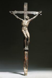 Crucifixion Group of Christ, the Good Thief and the Bad Thief by Michelangelo Buonarroti