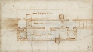 Design for a Relic Chamber by Michelangelo Buonarroti