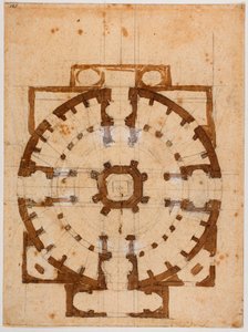 Floor Plan for San Giovanni dei Fiorentini