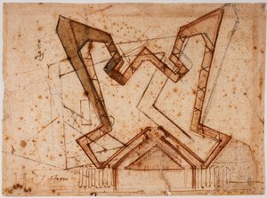 Fortification of the Gateway to the Meadow by Michelangelo Buonarroti
