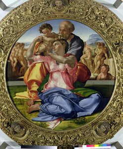 Holy Family with St. John (Doni Tondo) 1504-05
