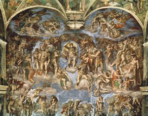 Last Judgement, from the Sistine Chapel by Michelangelo Buonarroti