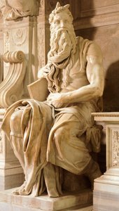 Moses, detail